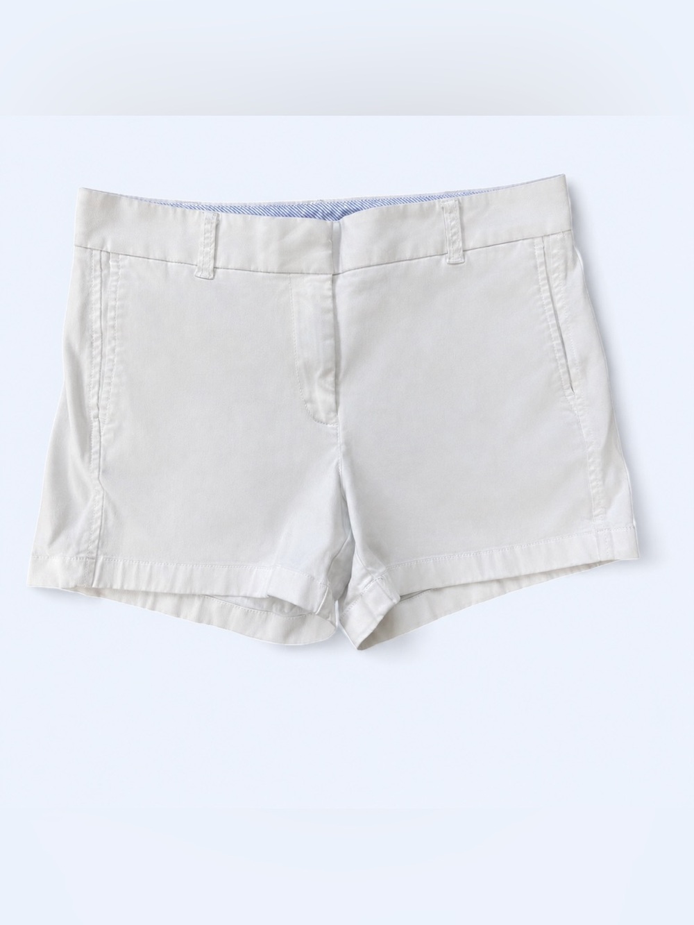 J.Crew White Chino Shorts Size 6